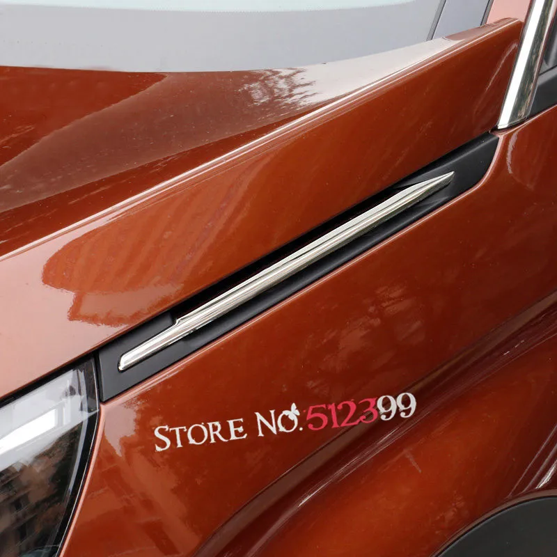 Для Peugeot 5008 2017 2018 Автомобильная боковая эмблема из нержавеющей стали автомобиля