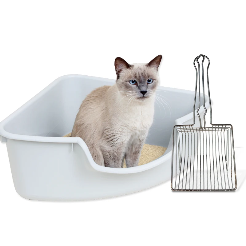 Многофункциональный ковш для кошачьего туалета из нержавеющей стали