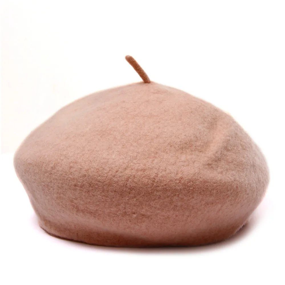 Шерстяной берет LNPBD классический однотонный Французский Берет для женщин