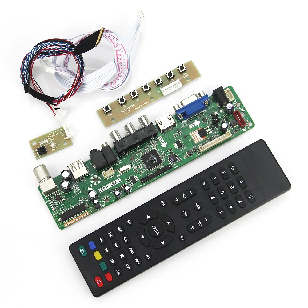(Телевизор + HDMI VGA CVBS USB) для LP173WD1 (TL) (A2) N173O6-L02 T. VST59.03 LCD/LED плата драйвера контроллера