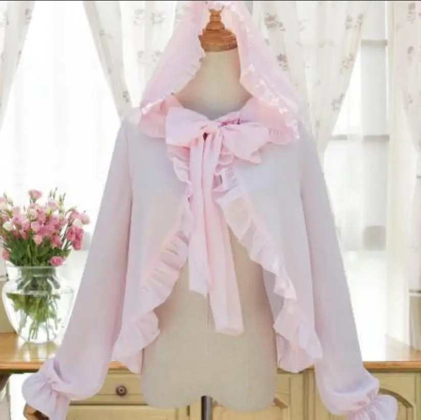 Милая блузка в стиле &quotЛолита&quot Женский Топ Новинка лета 2018 японская накидка