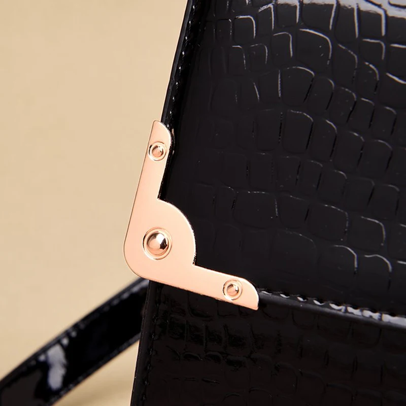 Модная крокодиловая дамская сумка Bolsos Mujer дизайнерская дамская сумка из искусственной кожи сумка-мессенджер на плечо с узором