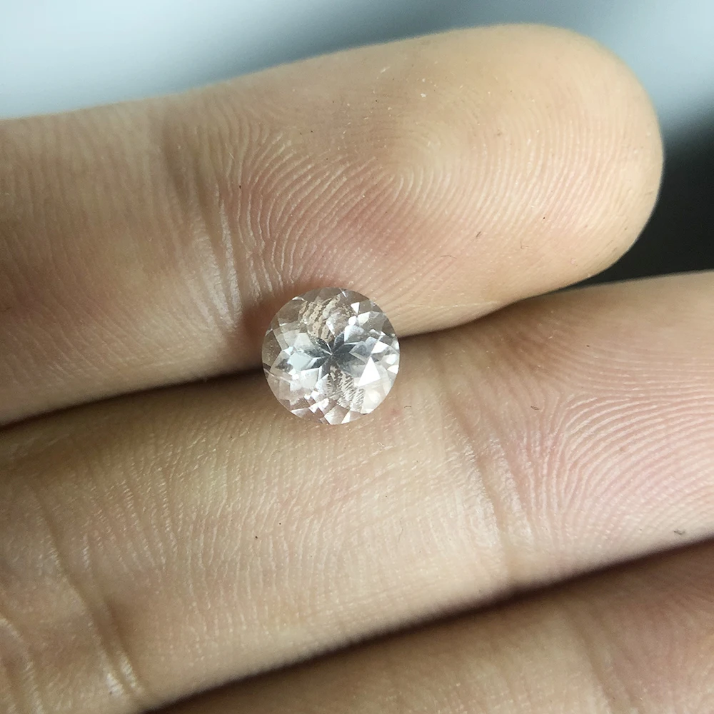 AEAW круглый бриллиантовый огранки 0.5ct карат 5 мм D Цвет Муассанит без камень VVS1
