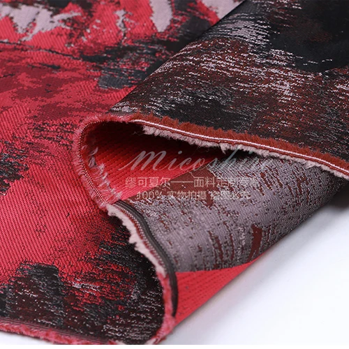 Бесплатная доставка! 2016 весенне осенняя жаккардовая ткань окрашенная костюм