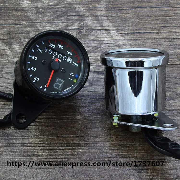 1 шт. GN125 CG125 светодиодный фонарь для мотоцикла rbike Спидометр moto pit bike moto cross одометр цифровой для CG125 moto rcycle Тахометр