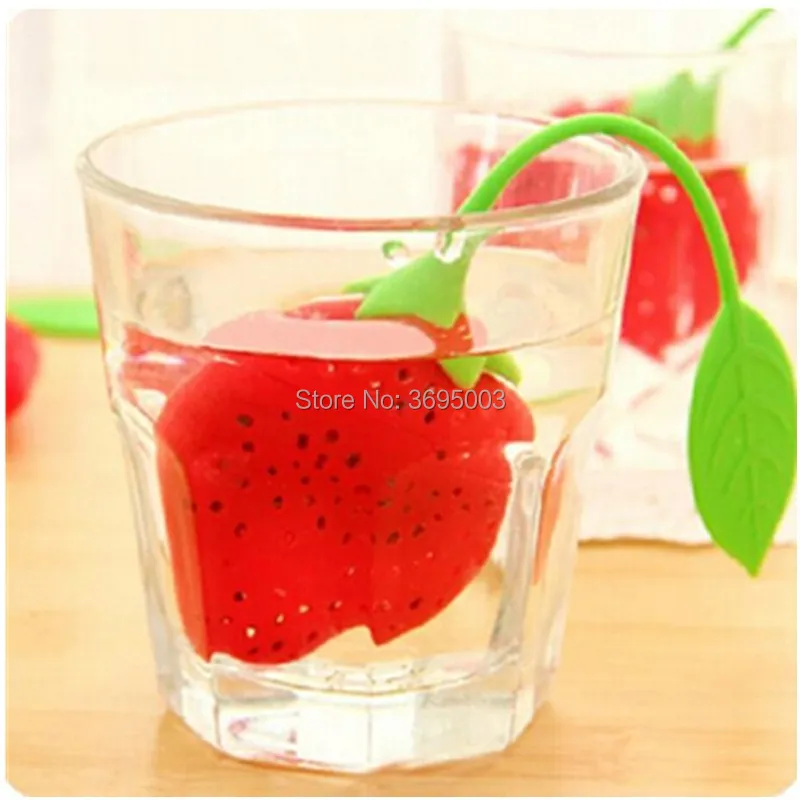 OUSSIRRO 1 шт. милый многоразовый безопасный силиконовый красный в форме клубники