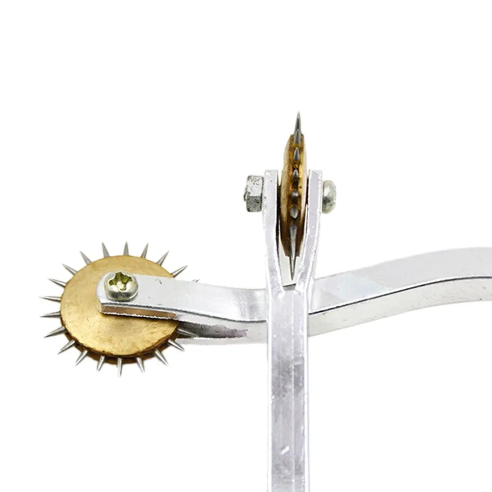 4 мм кожаный инструмент из нержавеющей стали кожаная бумажная ткань колесико для