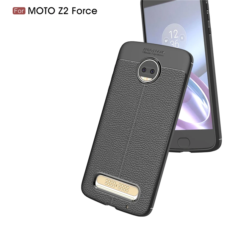 For Moto Z2 Force Cover Case Motorola MOTO Z3 Play Premium Original Silicone Leather Coated Protective Soft Shell | Мобильные