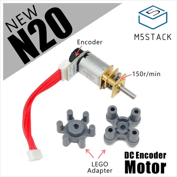 M5Stack новый микро N20 Электрический Коробка передач энкодер постоянного тока мотор