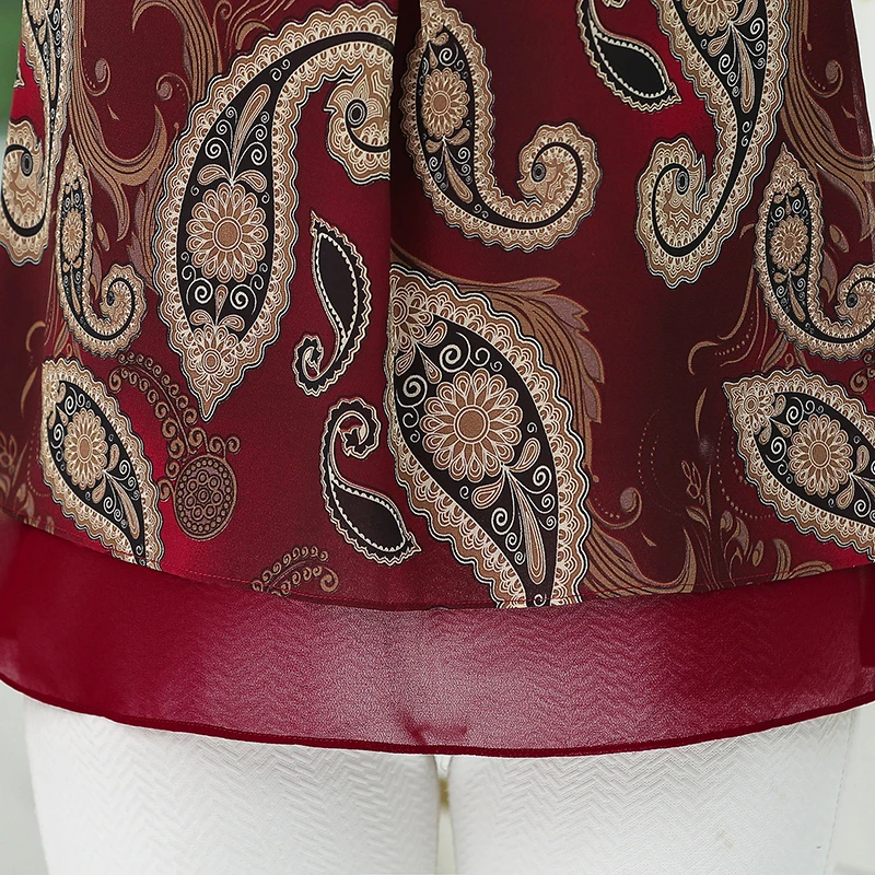 2021 Summer Mother Clothes Plus Size O-Neck Short Sleeve Printed T-Shirt Middle Age Women Tops Camiseta Bottoming Shirt | Женская одежда