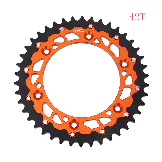 Мотоцикл 42 т 45 т 48 50 т 52 задние звездочки цепи для KTM SX EXC XCW EXCF SX SXF SMR LC4 125 150 250 350 450 530 - Цвет: 42T