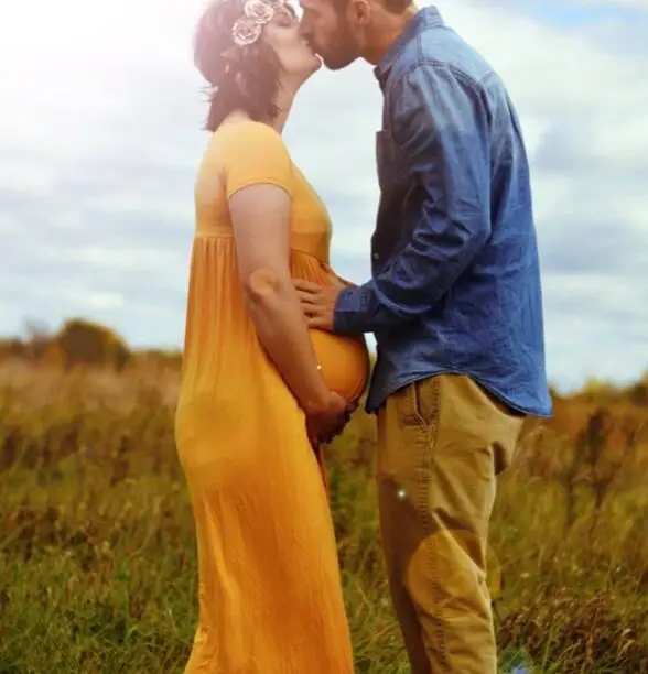 Платье для беременных платье фотосъемки макси женщин тканевая Пижама кружевная