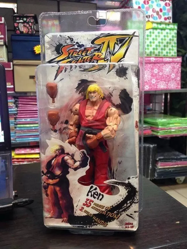 NECA игра персонаж выживания модель Кен Рю Жевательная фигурка игрушка " 18 см