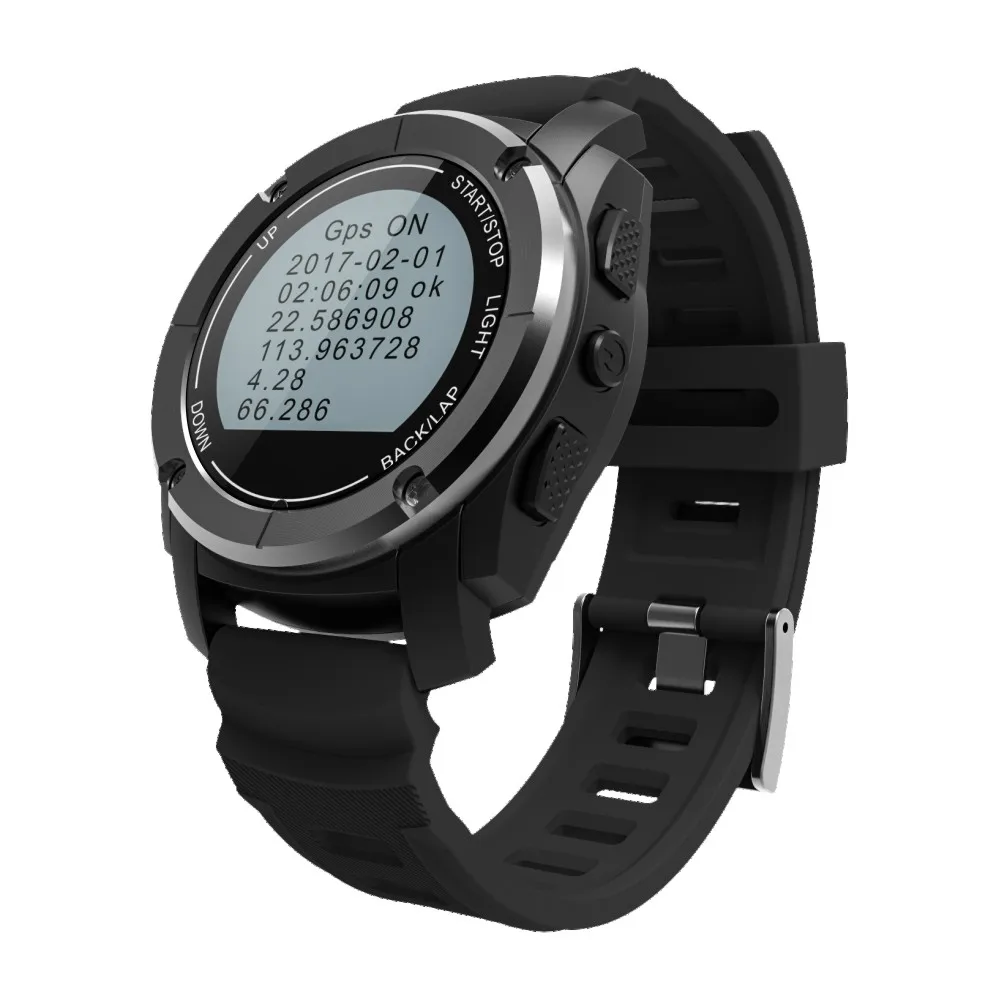 Smartch спортивные Смарт-часы S928 Поддержка G-датчик GPS Smart уведомления спортивный