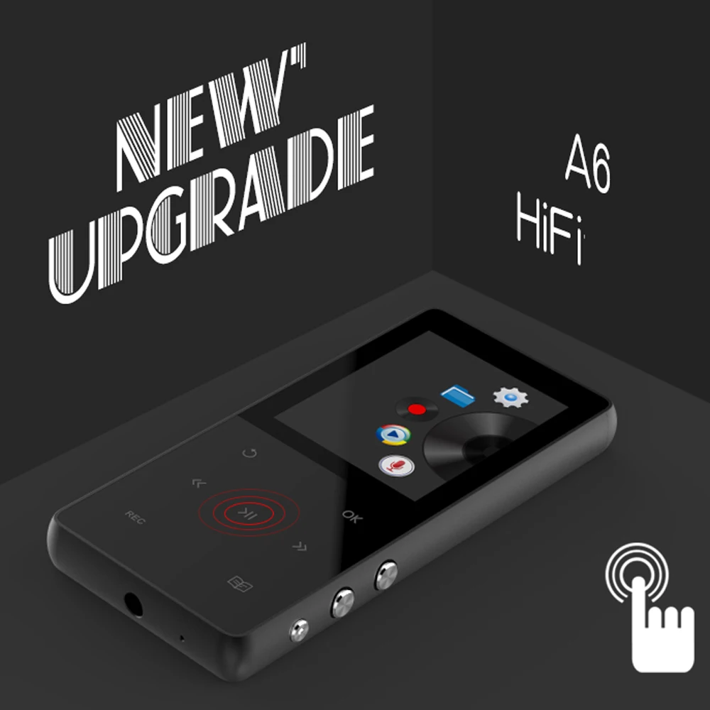 Новый металлический 1 8 &quotэкран FLAC MP3 плеер ГБ портативный цифровой аудио
