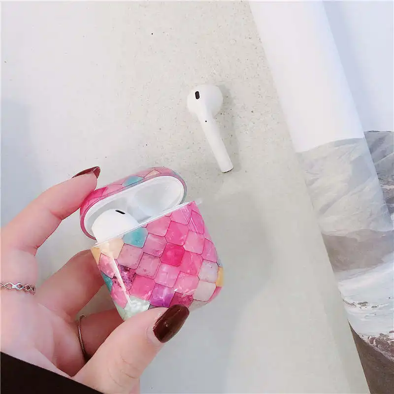 A Мультфильм Луна слон Дамбо корпус шаблон чехол для Apple iPhone наушники Airpods 1/2 Крышка Bluetooth беспроводные наушники коробка сумки - Цвет: A