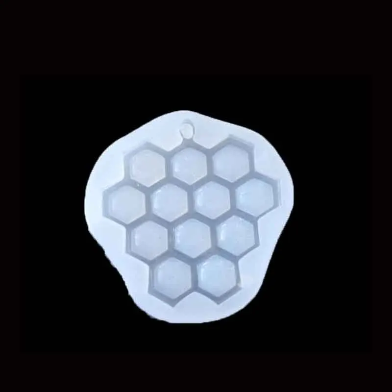 1 шт. новая Жидкая силиконовая форма в виде сот DIY Полимерные Подвески для