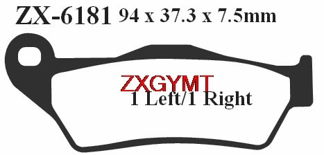 Sinter HH Brake Pad Set for TM FT 450 FT450 Fi 2017 Front Rear 17 | Автомобили и мотоциклы