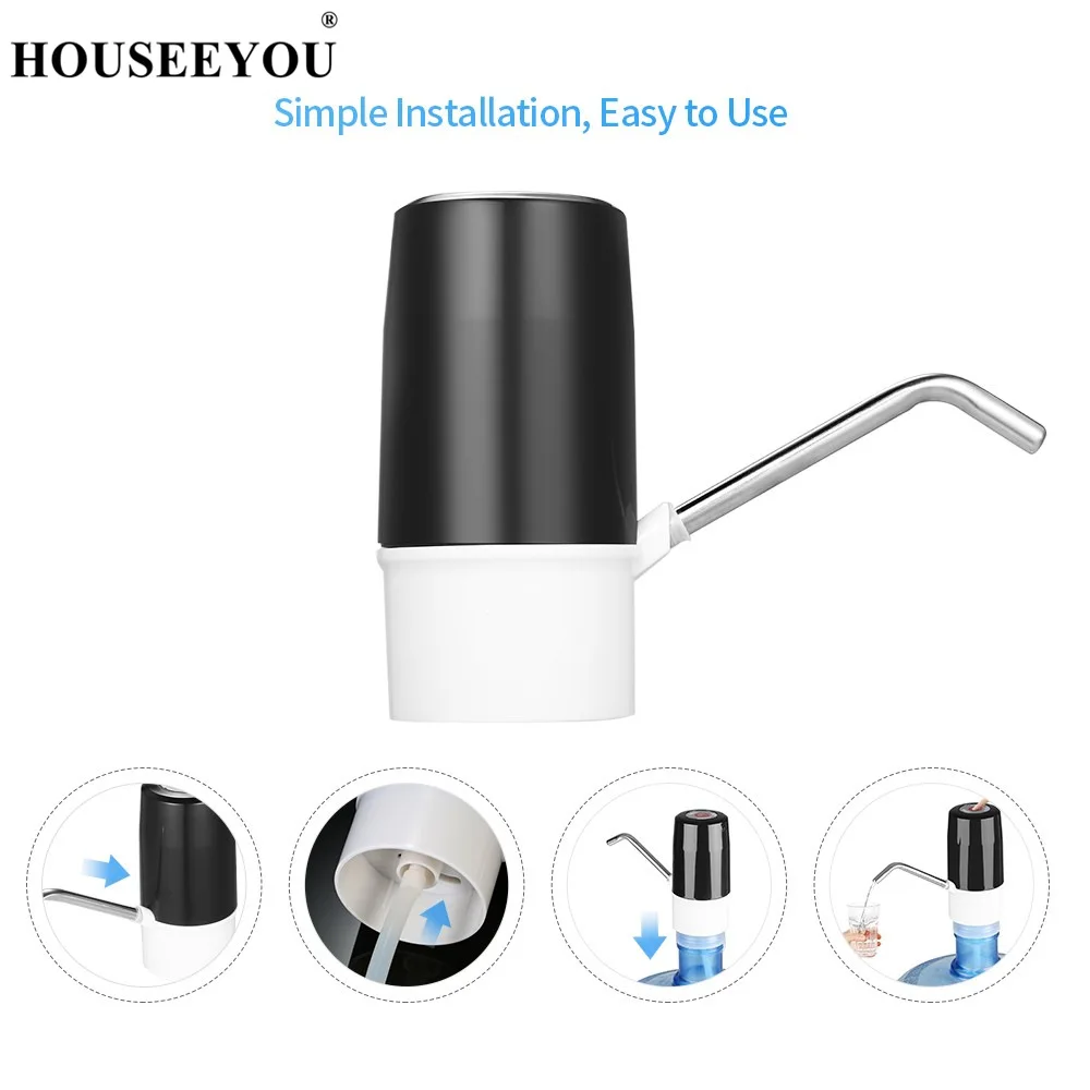 Электрический диспенсер для воды портативный галлон переключатель питьевой