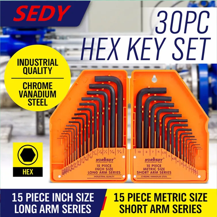 2021SEDY 30 шт. Набор гаечных ключей с шестигранной головкой agon плоской гаечные ключи
