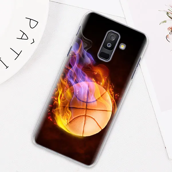 12 Пространство баскетбольный Бросок в кольцо чехол для samsung Galaxy J4 J6 плюс J3 J5 J6 J7 J8 C2 Core J5 J7 премьер Футляр для телефона - Цвет: 12