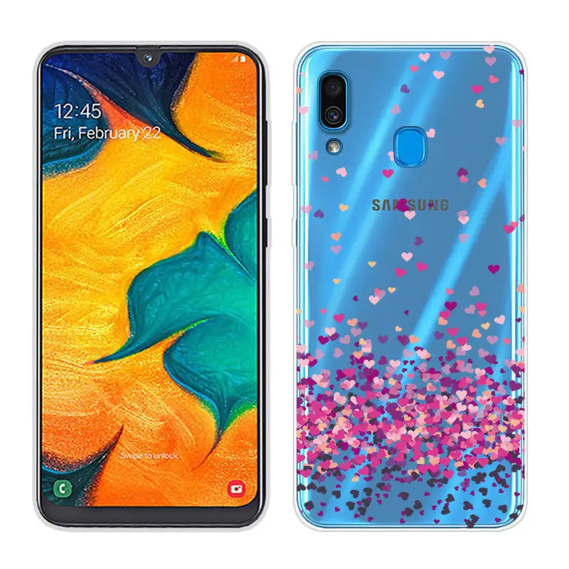 Мягкий ТПУ чехол для Samsung Galaxy A40 A30 прозрачный силиконовый A50 A10 A60 A70 SAM-A505F Fundas |