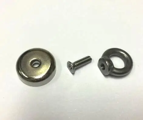 6 шт. мощный неодимовый магнитный горшок с кольцевым рыболовным снаряжением