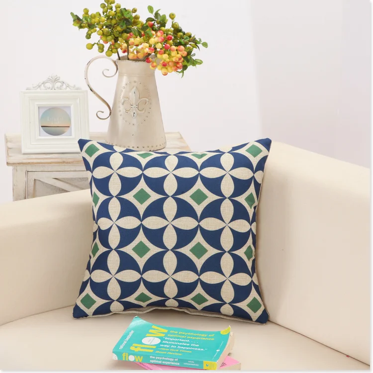 Креативное постельное белье с геометрическим узором хлопковая подушка (без