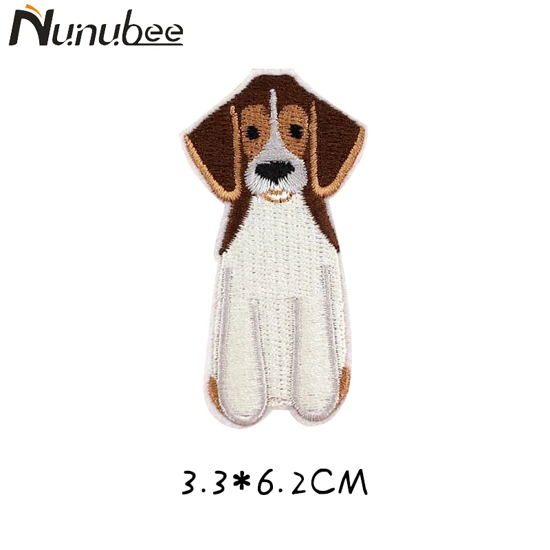Nunubee 1 шт. DIY Домашние животные нашивки в форме собак для одежды вышивка патч