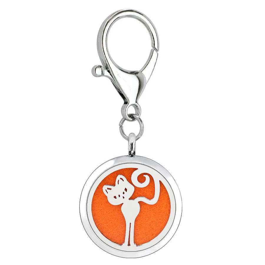 Брелок медальон для домашних животных 30 мм брелок ключей эфирное масло