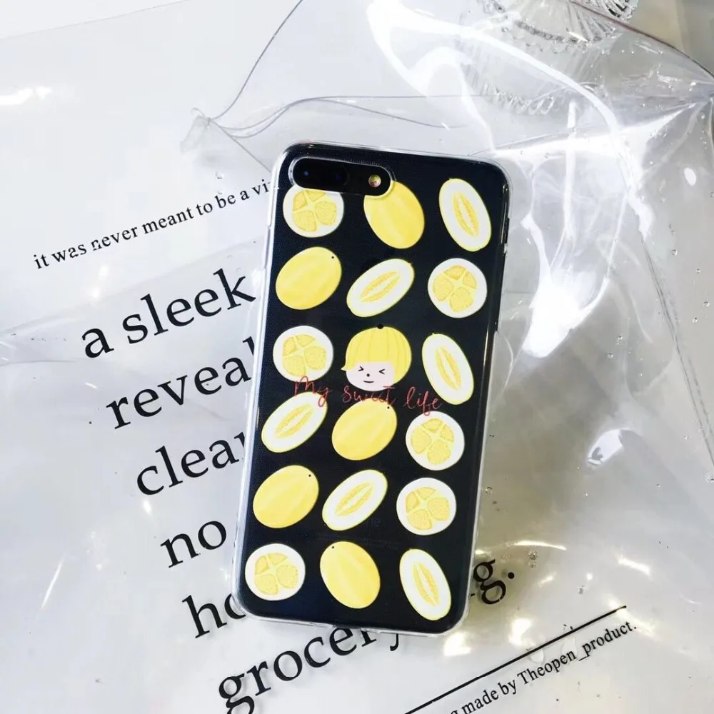 Виниловые фотообои с изображением красоты для Iphone x Case Роскошный милый фруктовый