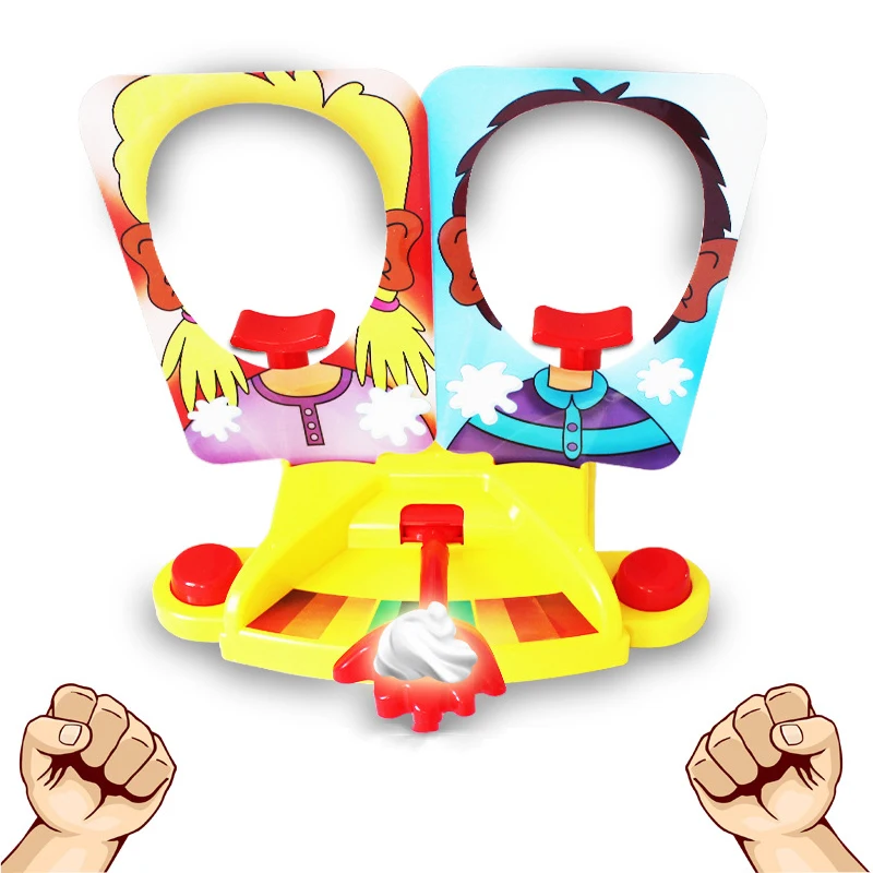 Детская забава Tricky игрушки пирог на лице хит лицо двойной игрушка для мальчиков и девочек детские игрушки торт для вечеринки родитель-ребенок