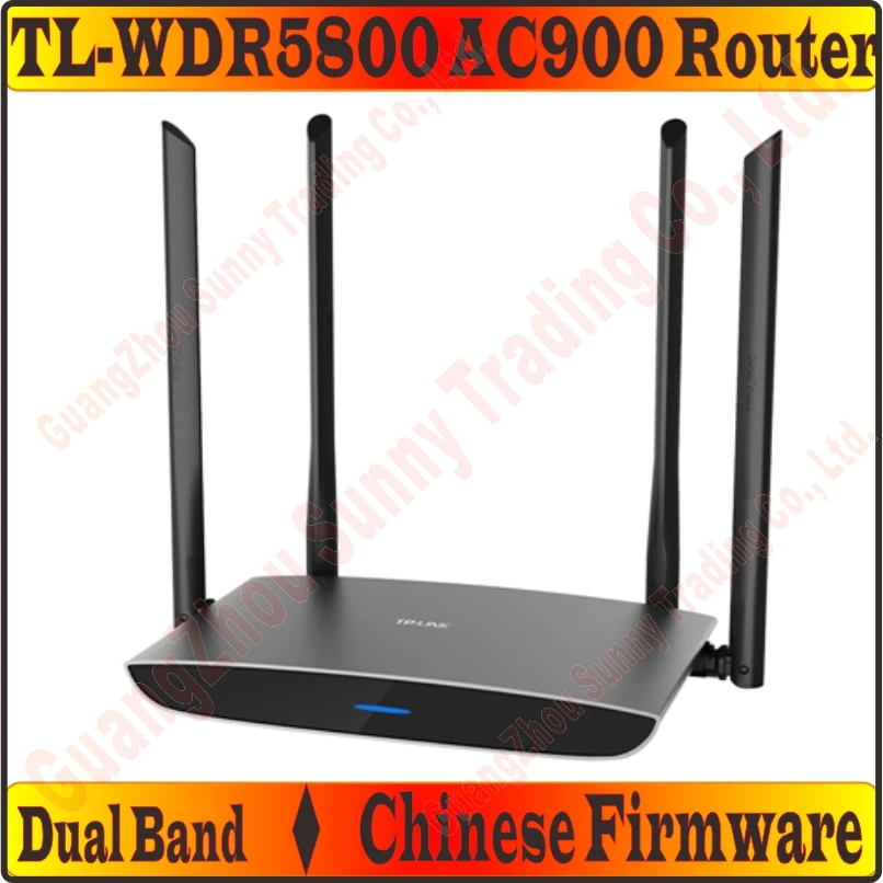 [Chinese-Firmware] 4 External Antennas TP-LINK Wireless Router 802.11 AC900Mbps Dual Band 2.4GHz + 5GHz Gigabit AC900 Huge WiFi |