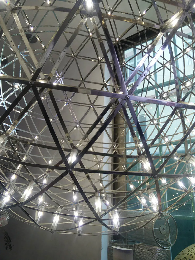 Запчасти/комплект Нержавеющая сталь подвесной светильник LED Фейерверк лампы мяч