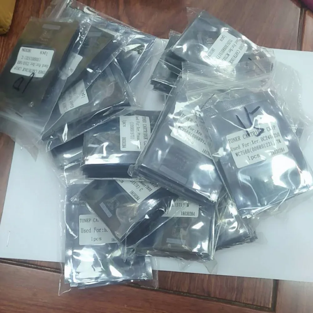 3 комплекта чипа для тонера DC240 006R01449 006R01452 006R01451 006R01450 Xerox Docucolor 240 250 242 252 260 WC 7655 7675 K M