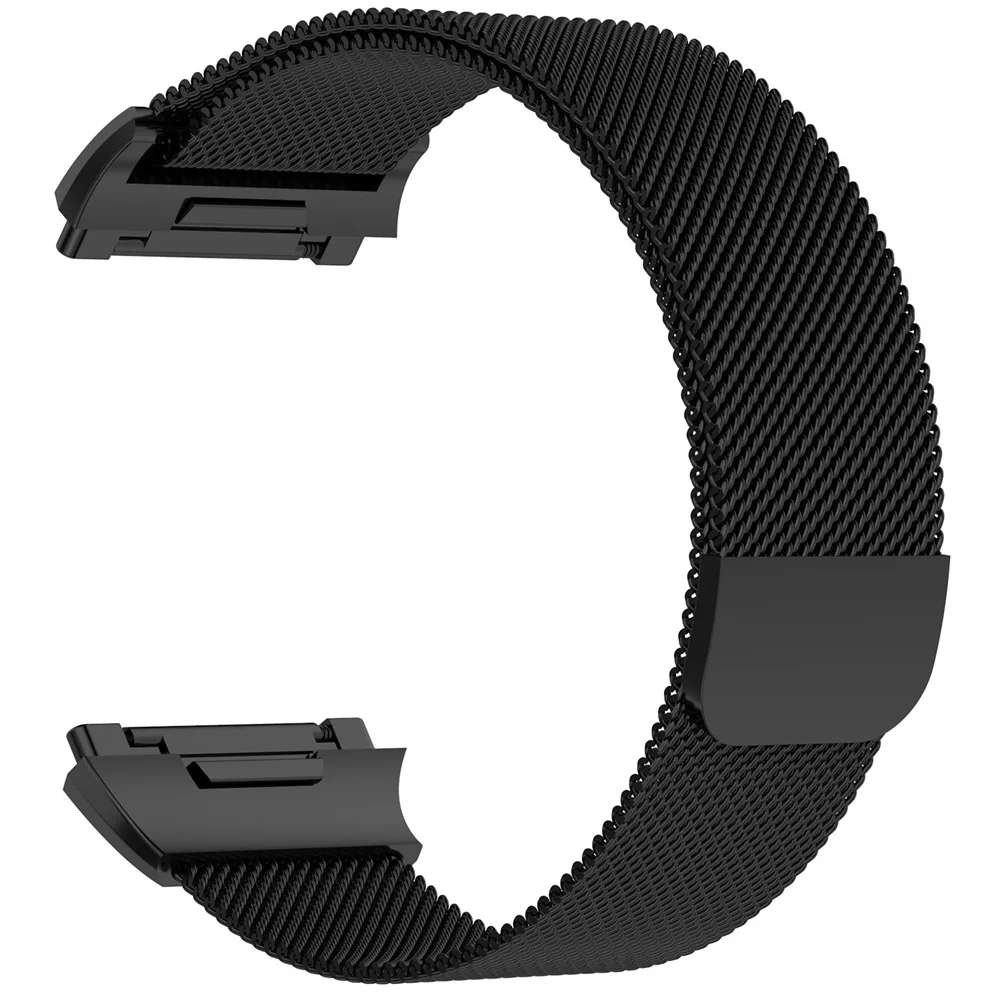 Магнитный Браслет для Fitbit ionic ремешок из искусственной кожи для ионной нержавеющей стали металлические сменные ремешки Миланский спортивный браслет