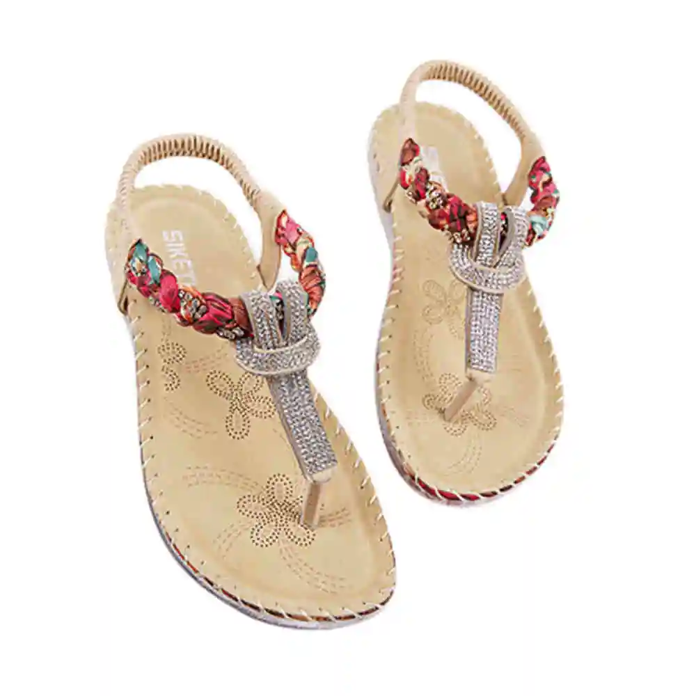 SAGACE/2018 Лидер продаж богемная модная обувь со стразами в национальном стиле