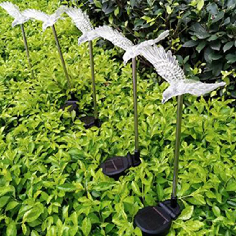 Садовые фонари на солнечной батарее для дорожек светильник газона украшение