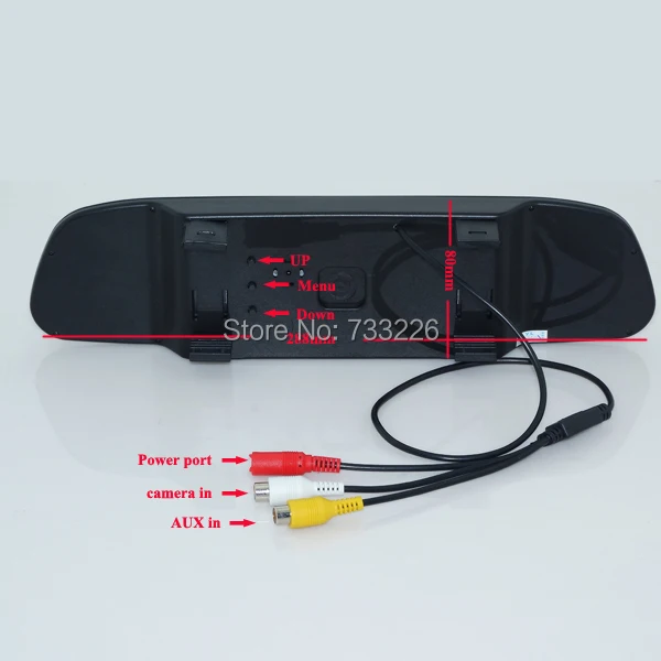 170 градусов Автомобильный Стайлинг 2016 камера заднего вида с монитором для Hyundai Verna