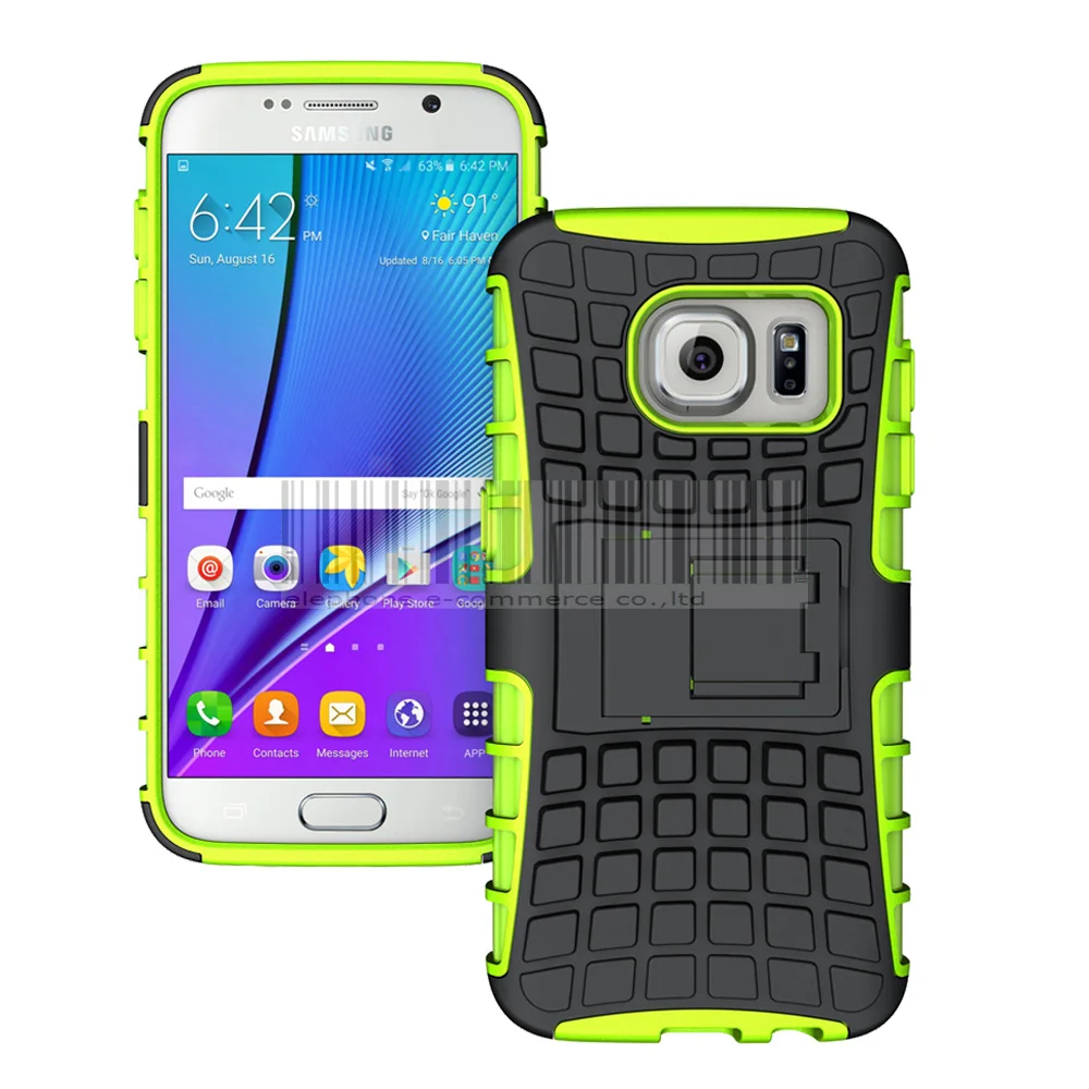 Комбинированный цветной двухслойный чехол для Samsung Galaxy S7 G930 G9300 ТПУ + ПК Гибридный