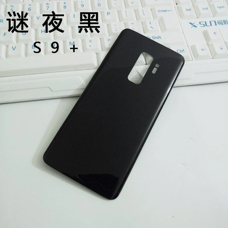 100% Новинка для SAMSUNG Galaxy S9 G960 G960F Plus + G965 Задняя крышка батареи Дверь стеклянная