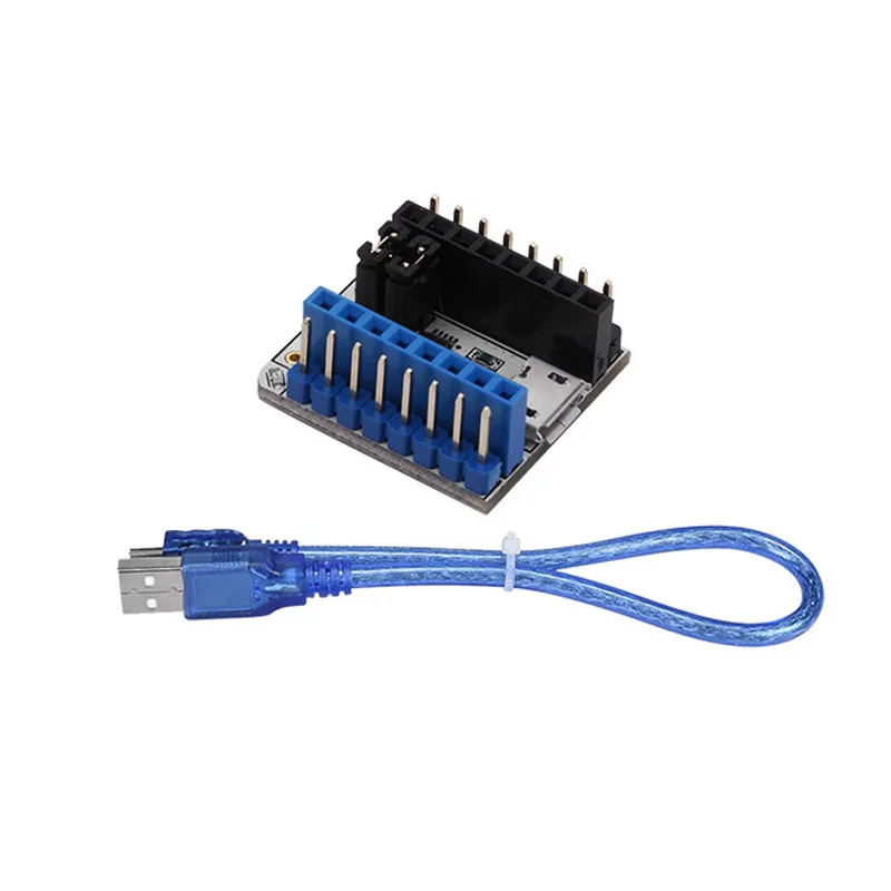 

TMC2208 Tester Module Controller Board USB to Serial Adapter with USB Cable for 3D Printer QJY99