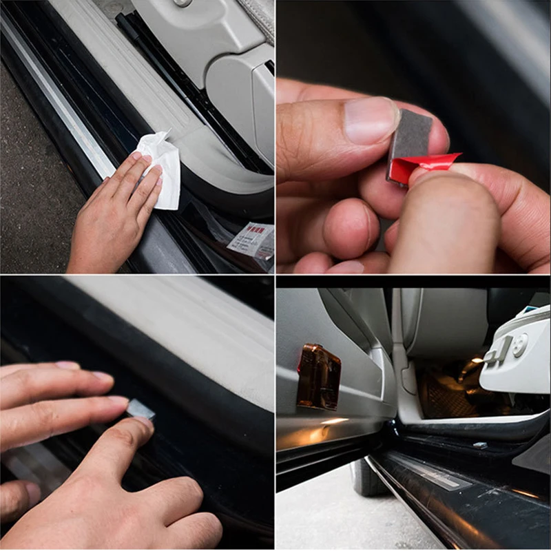 1 пара автомобильных дверей беспроводной приветственный светильник логотип