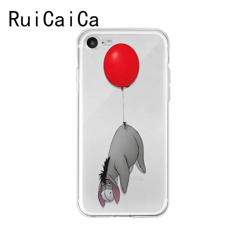 Ruicaica aby Eeyore Donkey специальный мягкий силиконовый чехол для телефона из ТПУ iPhone 8 7 6 6S