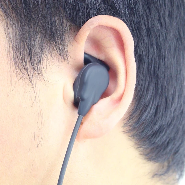 Профессиональный 2Pin слуховая косточка наушник 2-в-1 Динамик/Mic Finger PTT для Kenwood Retevis H-777 RT3 для Baofeng UV 5R UV82 C9047A