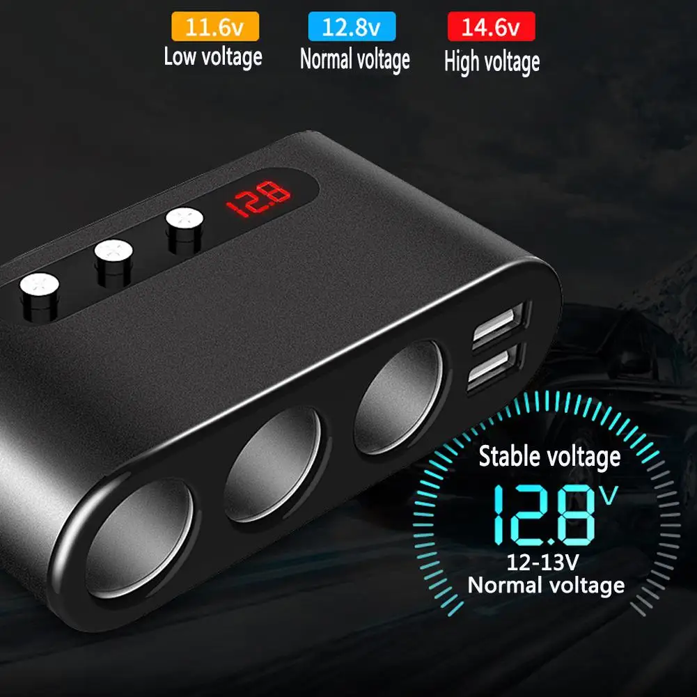 3 USB порта способа 3.1A розетка для автомобильного прикуривателя Разветвитель