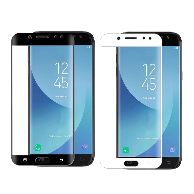 Полный изогнутое закаленное Высокопрочное Стекло для samsung J2 J3 J5 J7 2017 2016 Экран