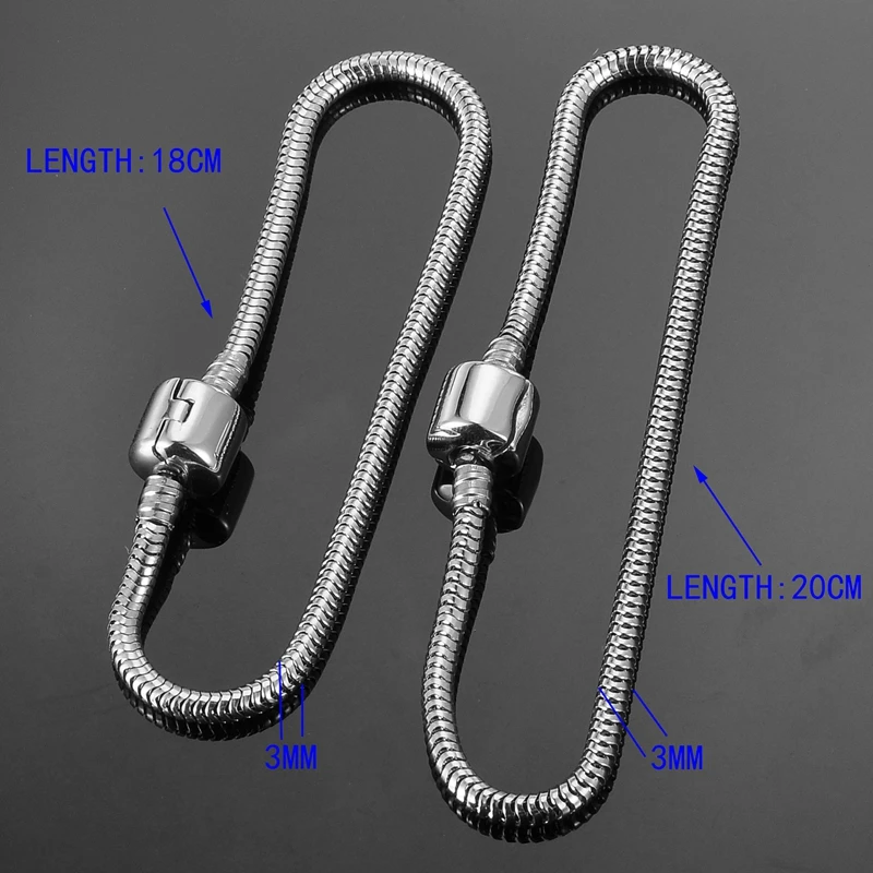 Новые модные женские браслеты из нержавеющей стали с классической пряжкой в