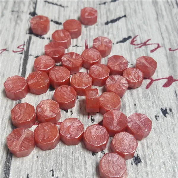 color12 500 шт винтажные уплотнительные восковые таблетки бусинки гранулы зерна плавления для штамп Конверт Приглашение воск печать DIY Декор - Цвет: color12