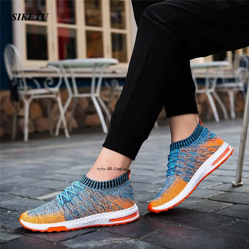 Мужские кроссовки Летние Zapatillas Deportivas Hombre смешанные цвета дышащая повседневная